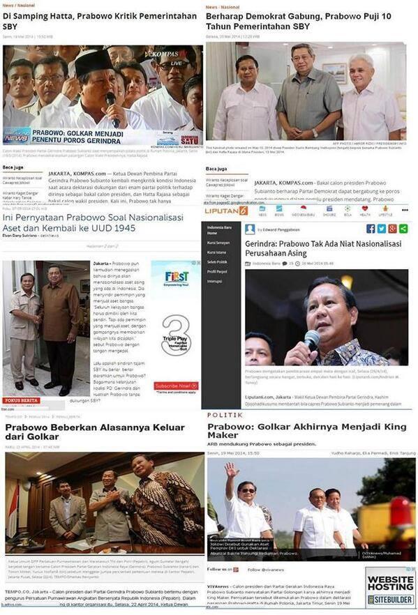 Prabowo:Jangan pilih capres yang MENCLA-MENCLE seperti Jokowi! Pilih saya yang TEGAS!