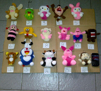 Powerbank Boneka Bludru Lucu