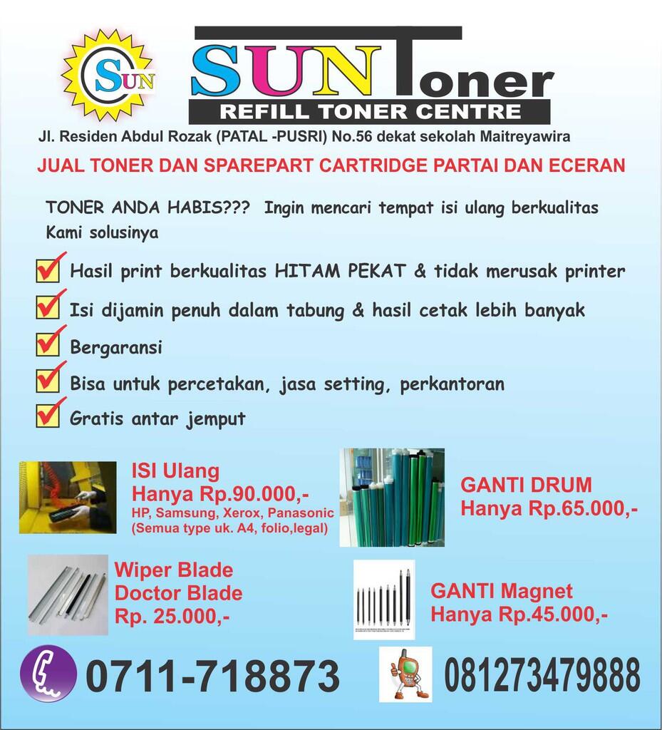 refill toner palembang
