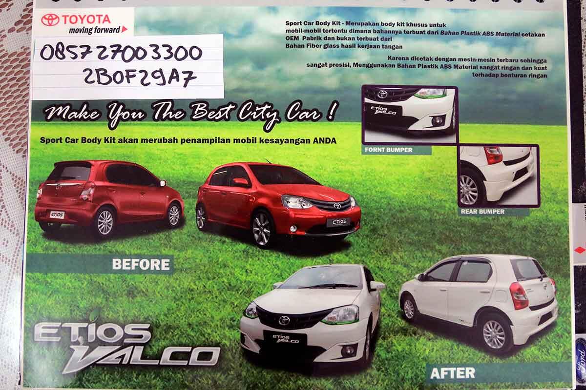 Cari Bodykit Semarang Toyota Agya Avanza Yaris Etios