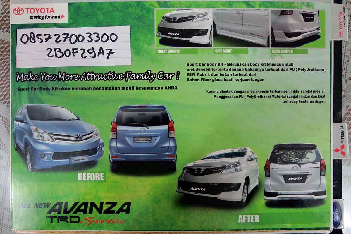 Cari Bodykit Semarang Mitsubishi Pajero Mirage Suzuki Ertiga