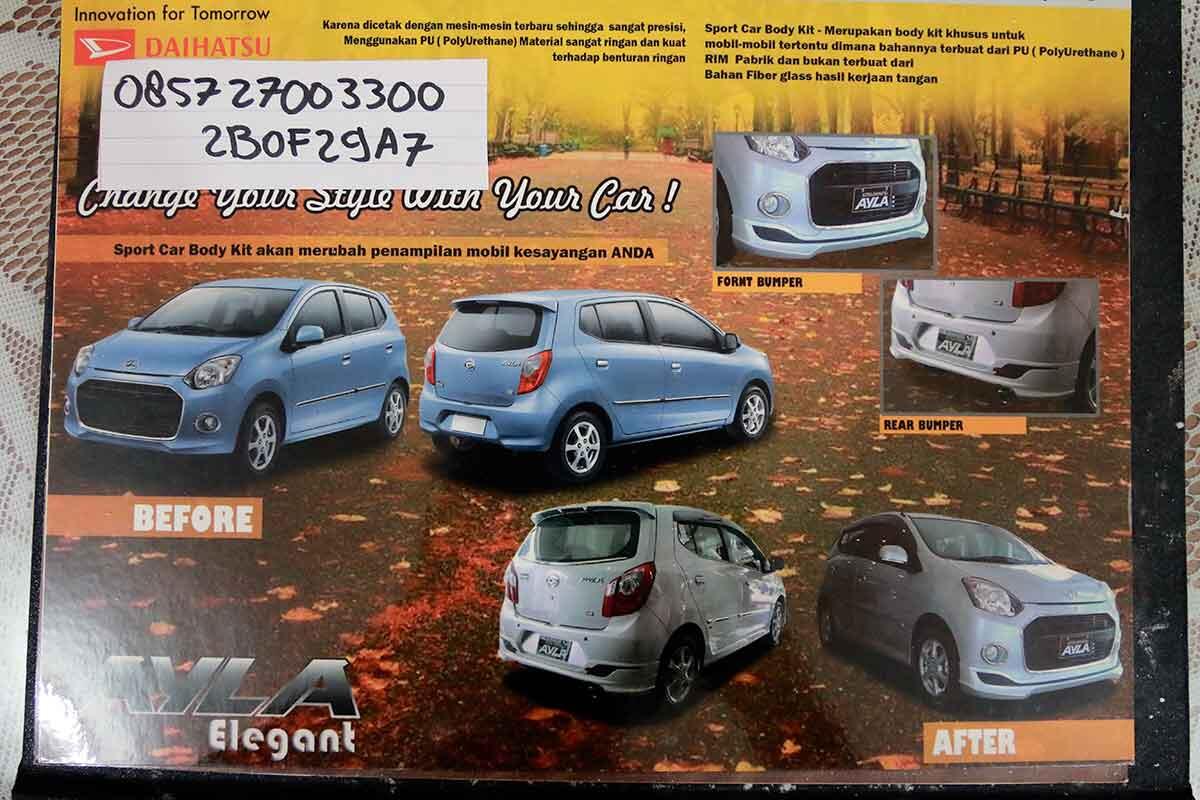 Terjual Bodykit Semarang Nissan Livina Juke Daihatsu Ayla