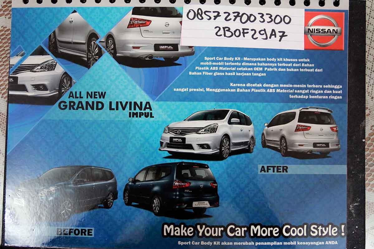 Cari Bodykit Semarang Nissan Livina Juke Daihatsu Ayla