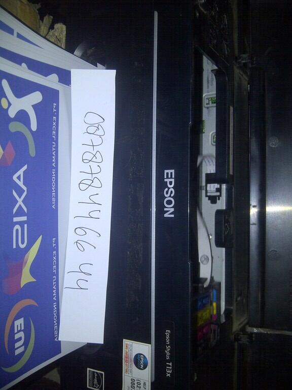 Tukar Printer Epson T13x ++ ku dgn Epson T1100 mu "Lancar Jaya, Buat Kejar Setoran"
