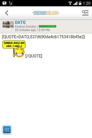 Bbcode muncul di post quote kaskus apps (iOS &amp; android)