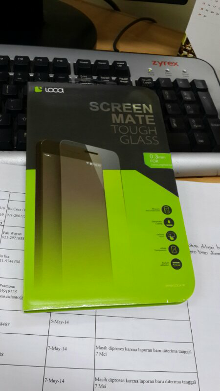 Loca Tempered Glass Screen Guard Iphone 4/5, S4, S5, Mega, Note 3