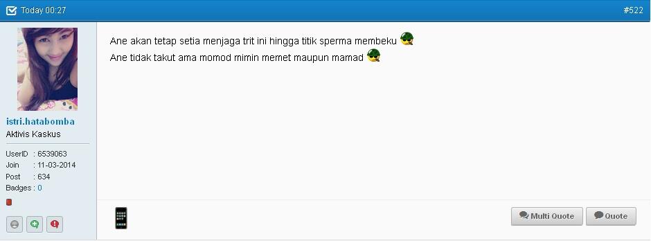 Aneh ya Momod Kaskus, ada User yg selalu post Provokatif tapi gak di Banned