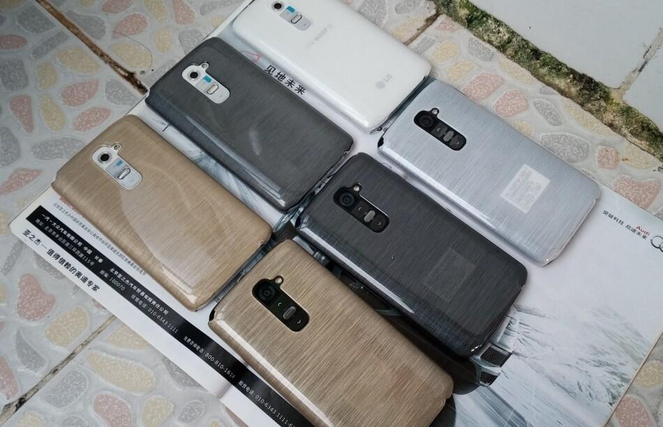 Bumper Aluminium Alloy dan Metal Looks Hardcase for LG G2 D802