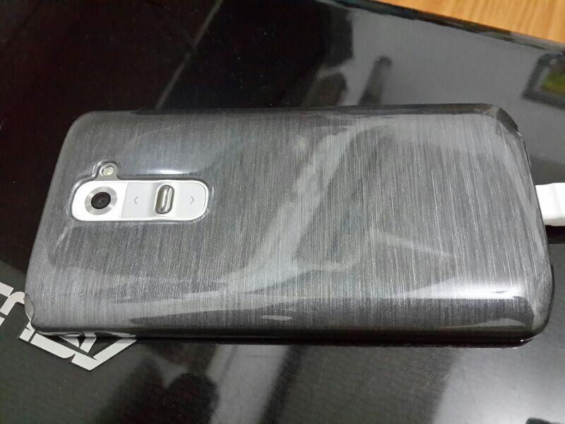 Bumper Aluminium Alloy dan Metal Looks Hardcase for LG G2 D802