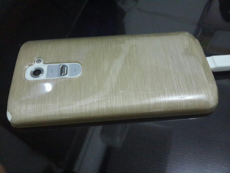 Bumper Aluminium Alloy dan Metal Looks Hardcase for LG G2 D802