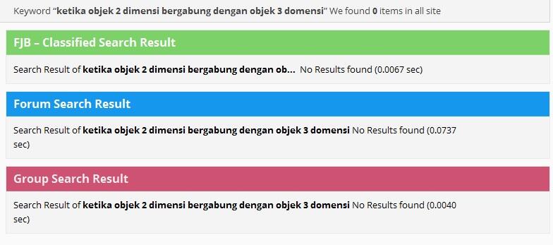 Ketika Objek 2 Dimensi bergabung dengan Objek 3 Dimensi