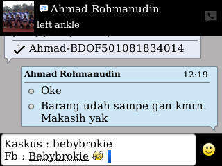 Feedback Beby Brokie Online Shop