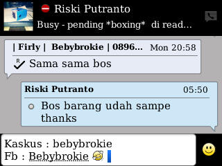 &quot; Testimonial &quot; Beby Brokie 