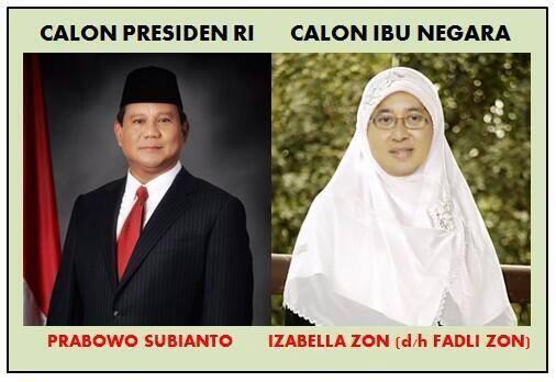  Jupe Siap Jadi Istri Prabowo