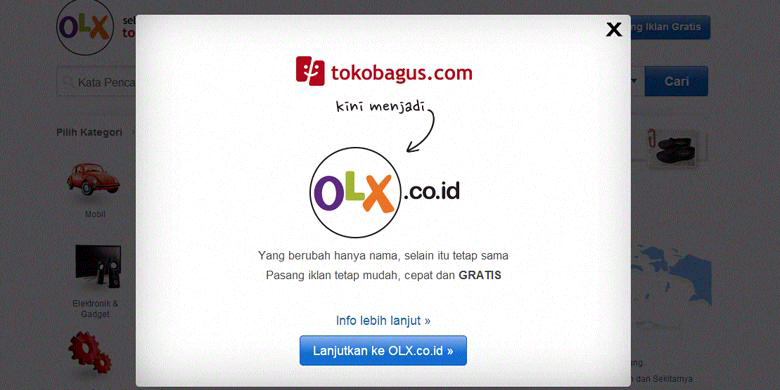 kenapa tokobagus ganti nama jadi OLX? ini alesannya