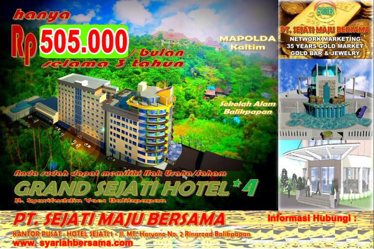 Investasi Saham di Hotel Grand Sejati Balikpapan