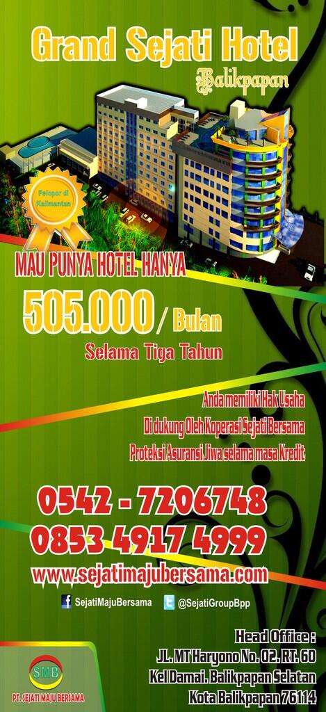 Investasi Saham di Hotel Grand Sejati Balikpapan
