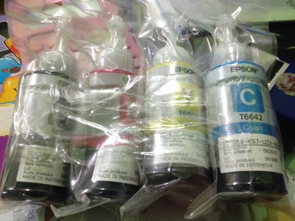 Tinta original epson L100 , L200 , L110 , L210 Lose pack