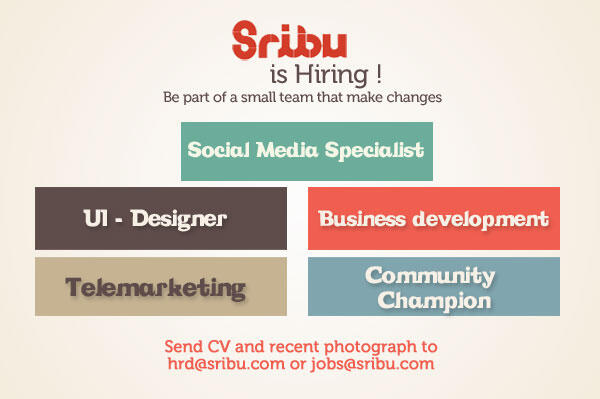 Lowongan kerja di Sribu.com Regional Jakarta