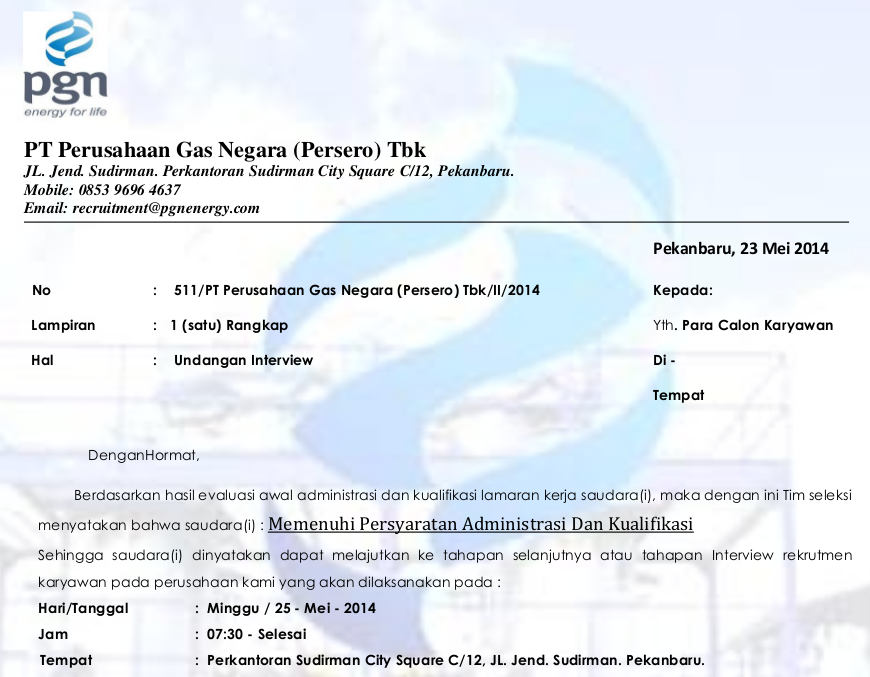 Penipuan mengatas namakan PGN Energy