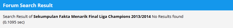 (Jelang Final) Inilah Sekumpulan Fakta Menarik Final Liga Champions 2013/2014