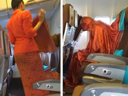 Foto Pramugari Garuda Indonesia Shalat Di Pesawat Ini Populer Di Malaysia 