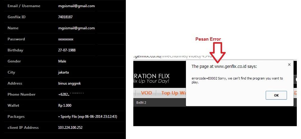 GENFLIX SANGAT MENGECEWAKAN