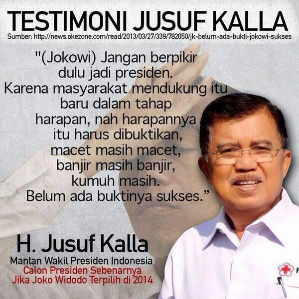 &#91;Mantap&#93; Testimoni Jusuf Kalla Yang Sebenarnya Tentang Jokowi
