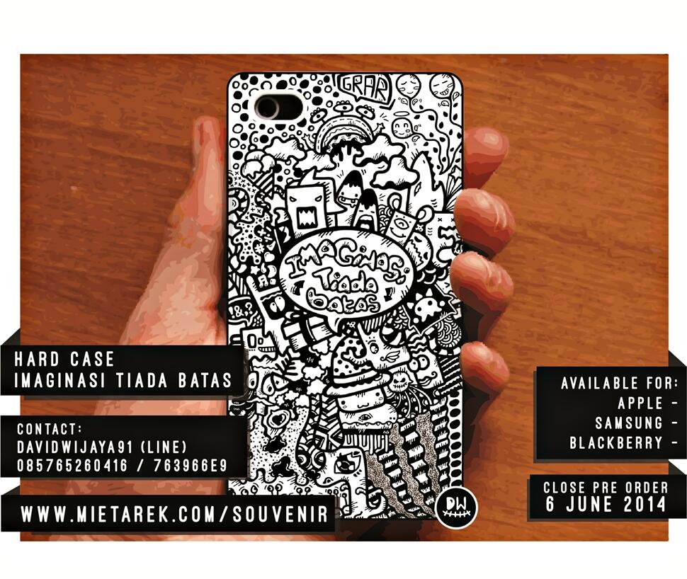 Terjual HARD CASE DOODLE ART IPHONE SAMSUNG BLACKBERRY MIE TAREK