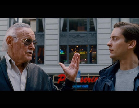 Aksi Stan Lee sebagai cameo di Marvel Movies