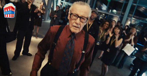 Aksi Stan Lee sebagai cameo di Marvel Movies