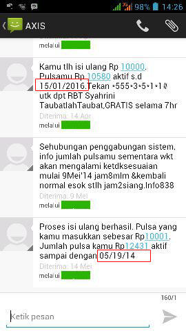 MASA AKTIF AXIS TIBA2 BERKURANG 2 TAHUN (AXIS MENGECEWAKAN)