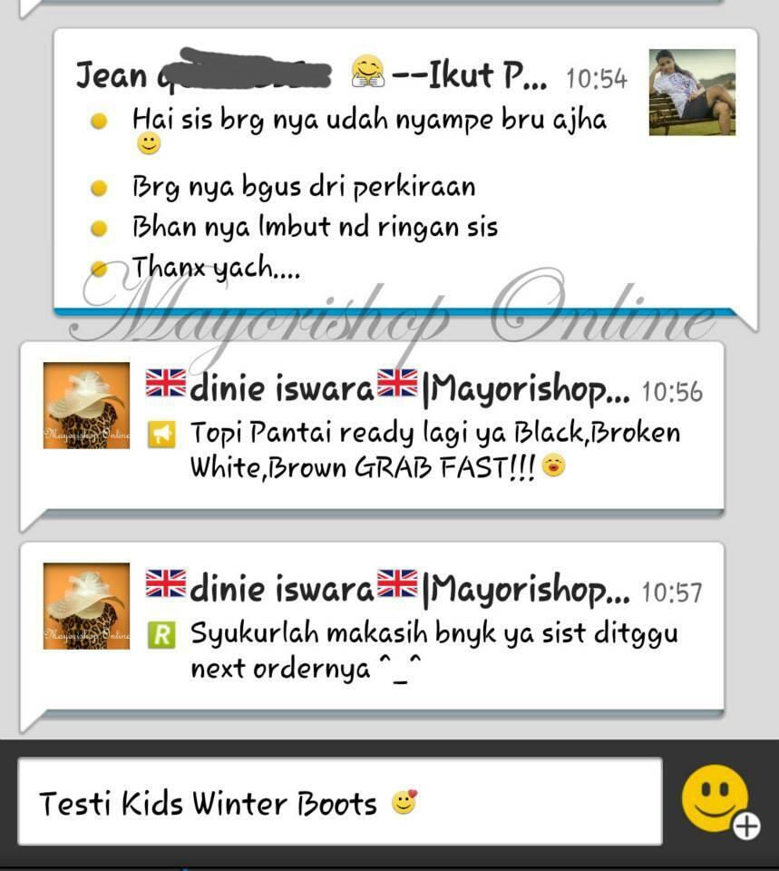 Winter Kids Boots / Sepatu Boot Anak-Anak Import