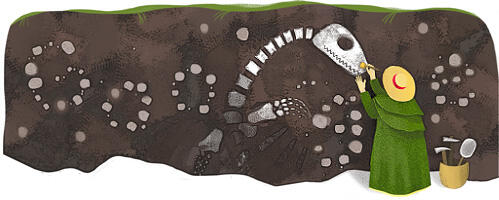 Mary Anning: Ahli Fosil Dinosaurus di Logo Google 