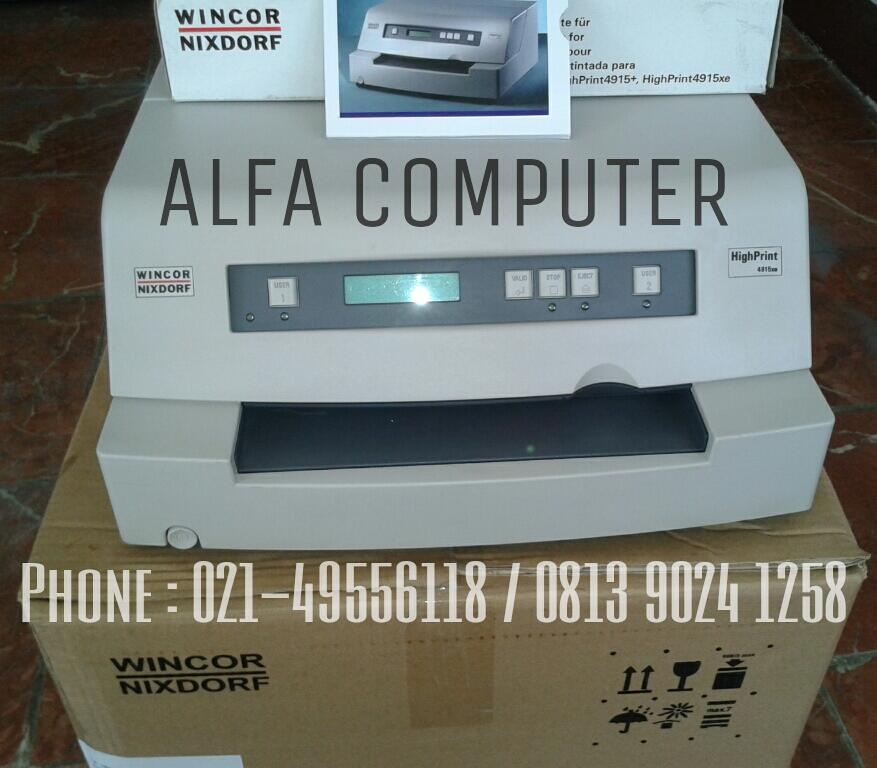PASSBOOK PRINTER IBM 9068 A03 EPSON PLQ 20 WINCOR 4915 XE GARANSI 2 TH