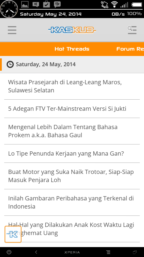 Tampilan Baru App Kaskus Android, Gimana menurut Agan ?