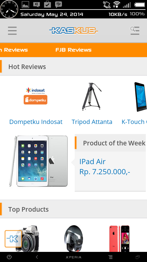Tampilan Baru App Kaskus Android, Gimana menurut Agan ?