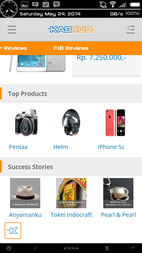 Tampilan Baru App Kaskus Android, Gimana menurut Agan ?
