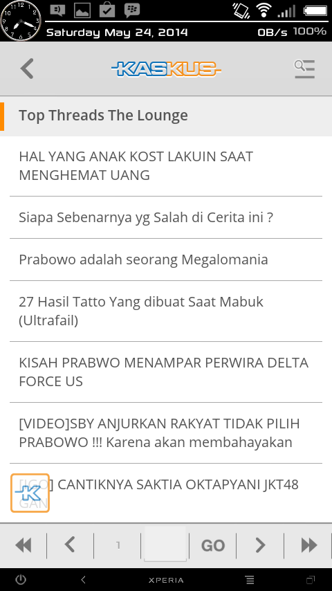 Tampilan Baru App Kaskus Android, Gimana menurut Agan ?