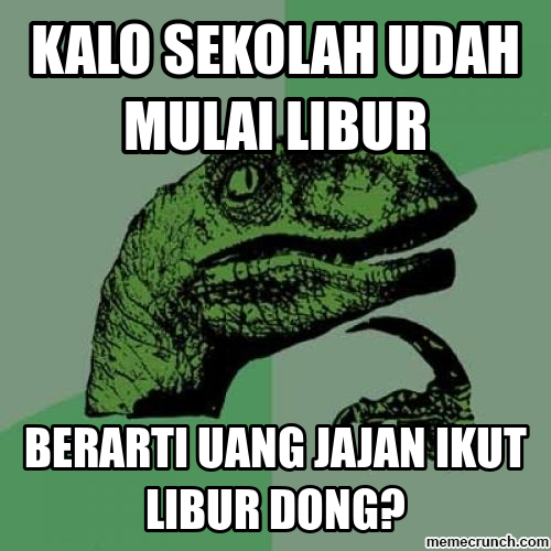 Beberapa Meme Yang Bisa Ingetin Saat-Saat Kita Sekolah