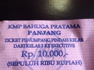 Saat pertama naik kapal ferry