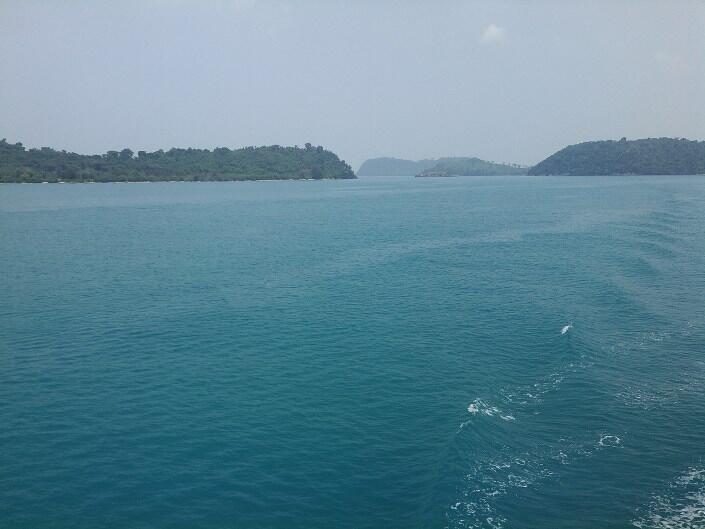 Saat pertama naik kapal ferry
