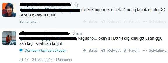 Gak bermaksud &quot;nguping&quot; soal moral (bagian kedua: live tweet)