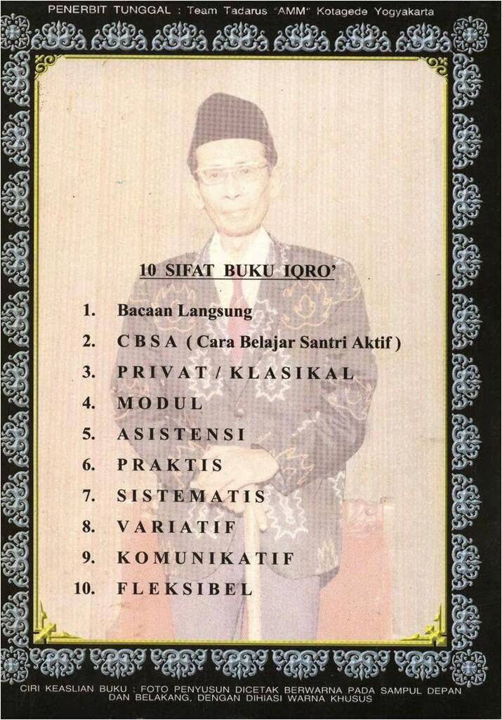 Terungkap: Sosok Kakek Dibalik Sampul Buku Iqro