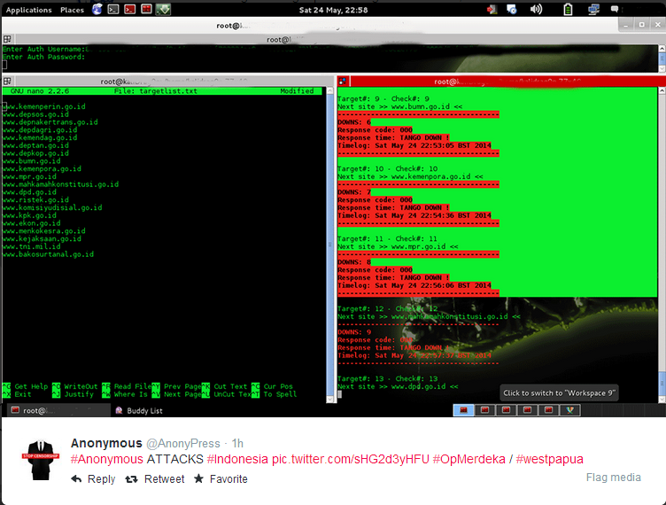 &#91;HOT NEW&#93;anonymous serang govt indonesia #opmerdeka #westpapua