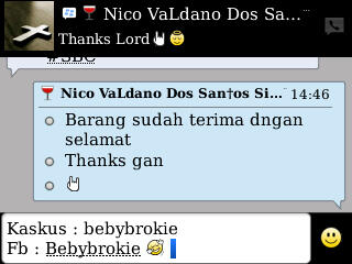 Feedback Beby Brokie Online Shop