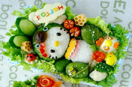 hello kitty bento lunch  Makanan kreatif, Bento, Makanan