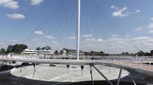 Megahnya Hovenring, Jembatan Gantung Khusus Sepeda di Belanda