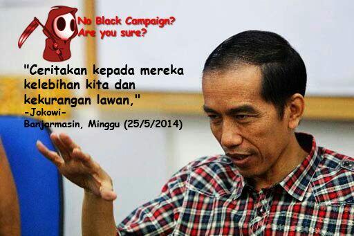 Jokowi Perintahkan Anak Buah Melakukan Black Campaign?