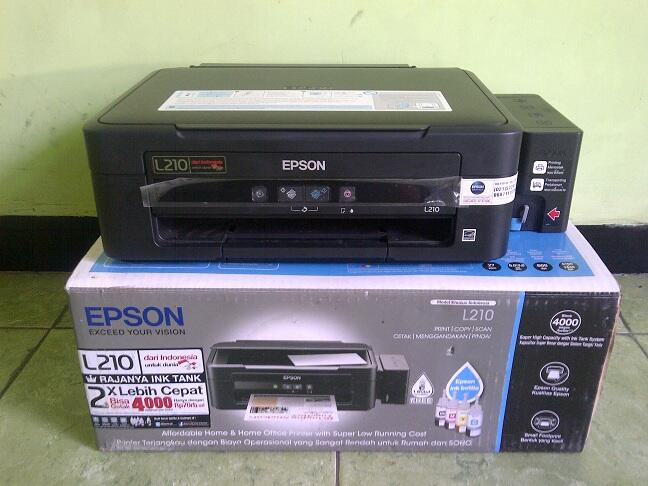 Printer Epson L210 Multi (print+fotocopy+scanner) mulusss Garansi panjang (Malang)